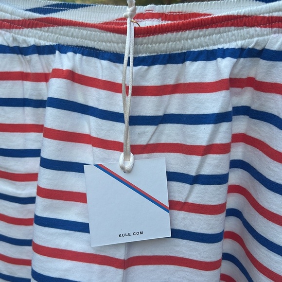 KULE Striped Women's Shorts - Red, Blue, White - Picture 2 of 3